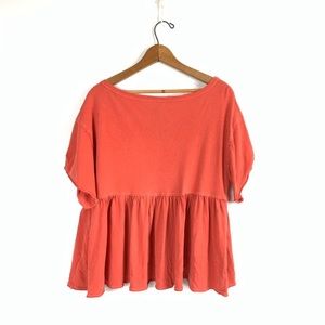 We The Free Peplum Tee Size S